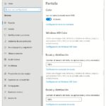 Opciones del Sistema de Windows 10