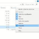 Organizar archivos con etiquetas en Windows 10