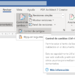 Tutorial Word: Control de cambios