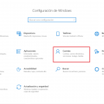 Opciones de Inicio de sesión de Windows 10