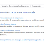 Cómo crear un DVD o USB de recuperación en Windows 10