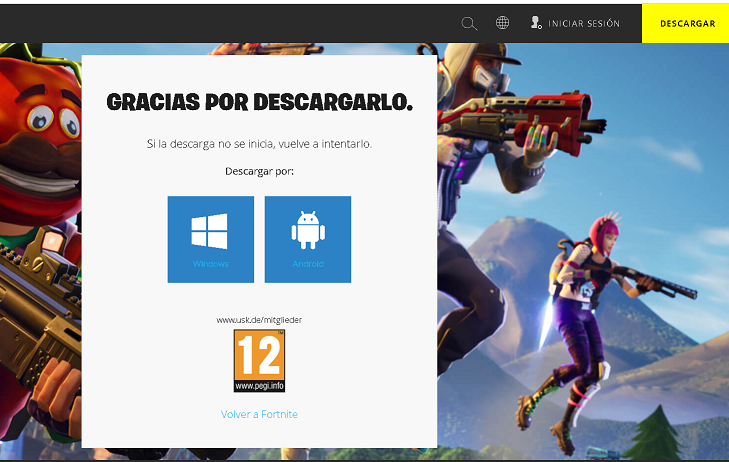 Descargar Fortnite gratis