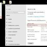 Nombre de un equipo Windows
