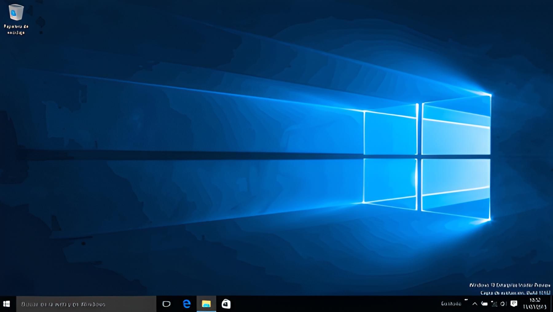 Escritorio de Windows 10