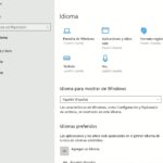 Configurar Preferencias del idioma en Windows