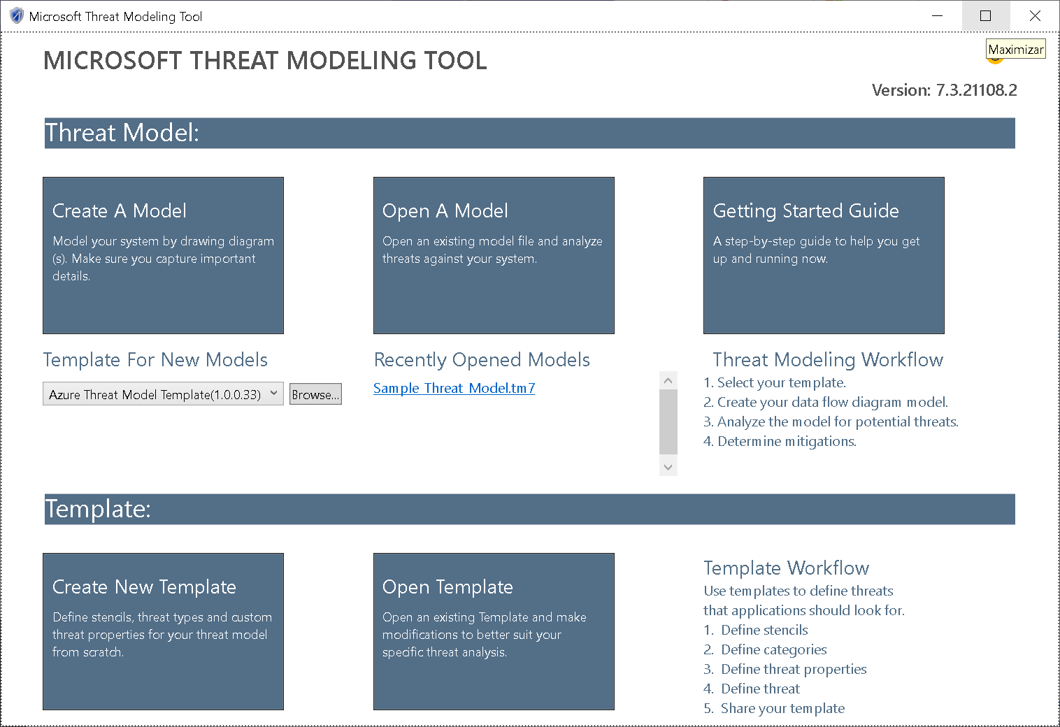 Guía Microsoft Threat Modeling Tool