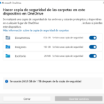 Copia de seguridad de las Carpetas de Onedrive