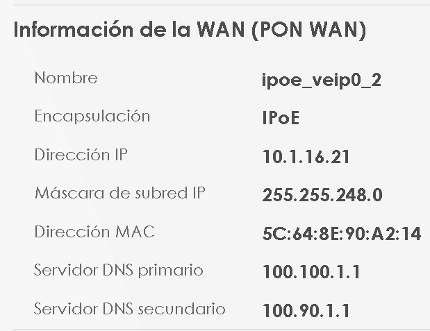 Configuración router Wifi