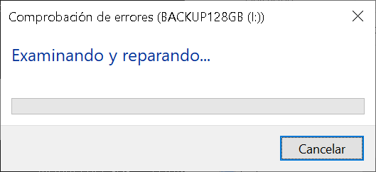 Repara una unidad en Windows