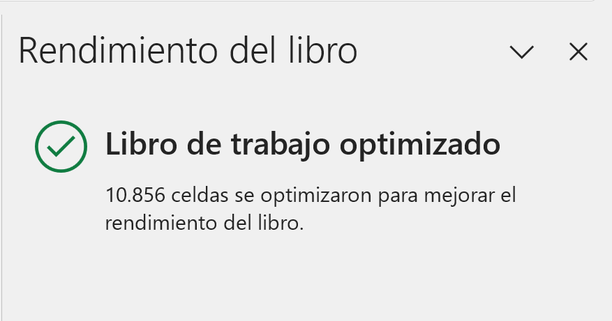 Libro de Excel Optimizado
