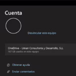 Desvincular y volver a vincular OneDrive