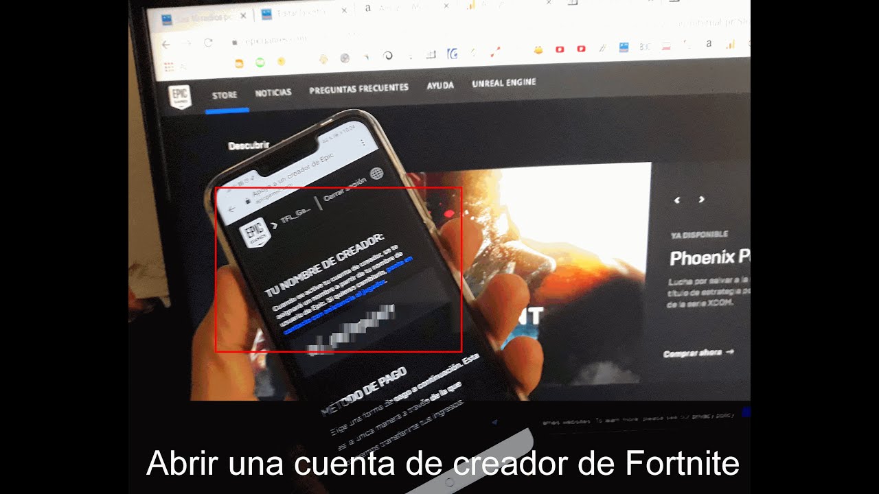 Abrir una cuenta de creador de Fortnite (Epic Games) – Buscar Tutorial